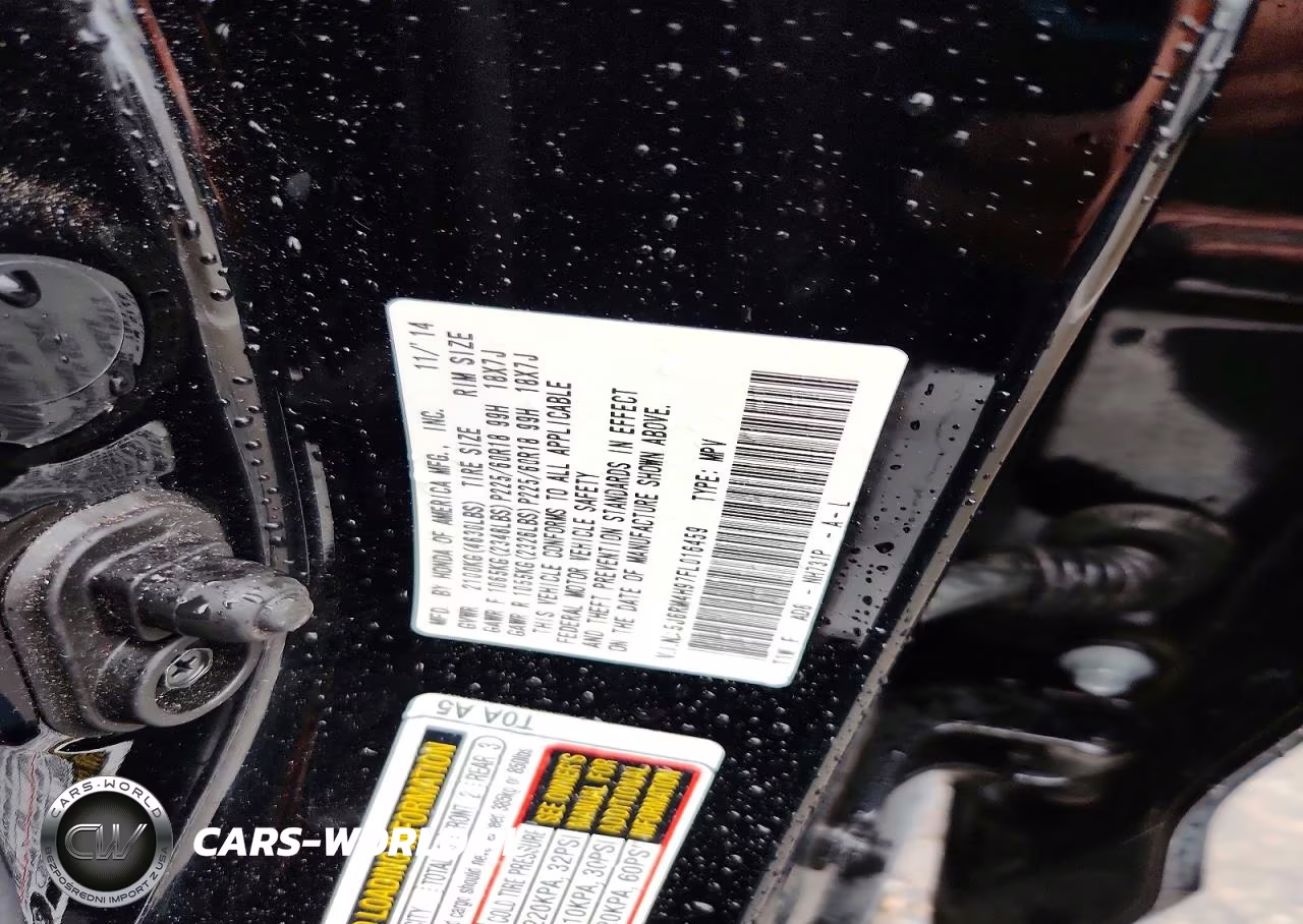 2015 Honda Cr-V Touring VIN:5J6RM4H97FL016459 - 13