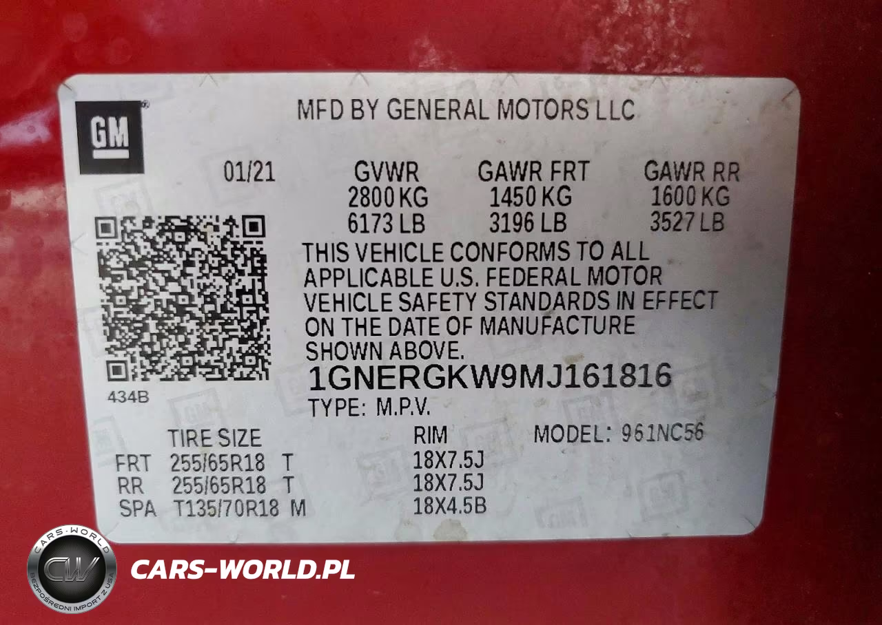 2021 Chevrolet Traverse Lt VIN:1GNERGKW9MJ161816 - 14
