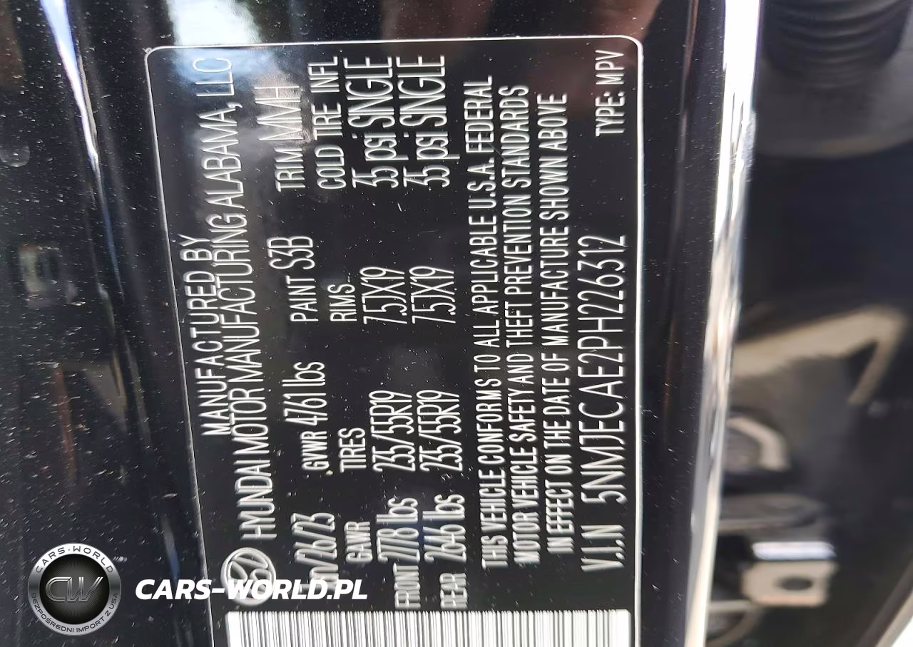 2023 Hyundai Tucson Limited VIN:5NMJECAE2PH226312 - 13