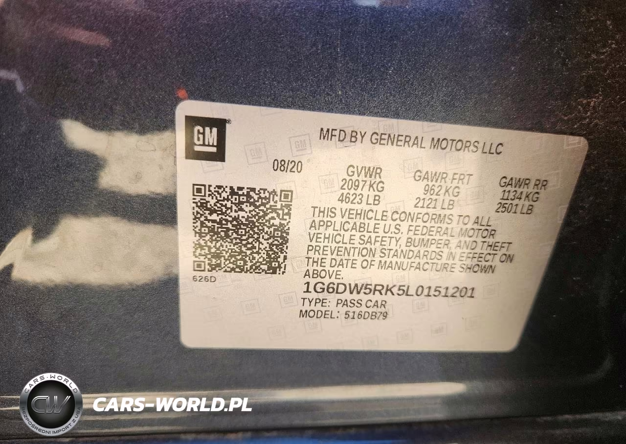 2020 Cadillac Ct5 Luxury VIN:1G6DW5RK5L0151201 - 13