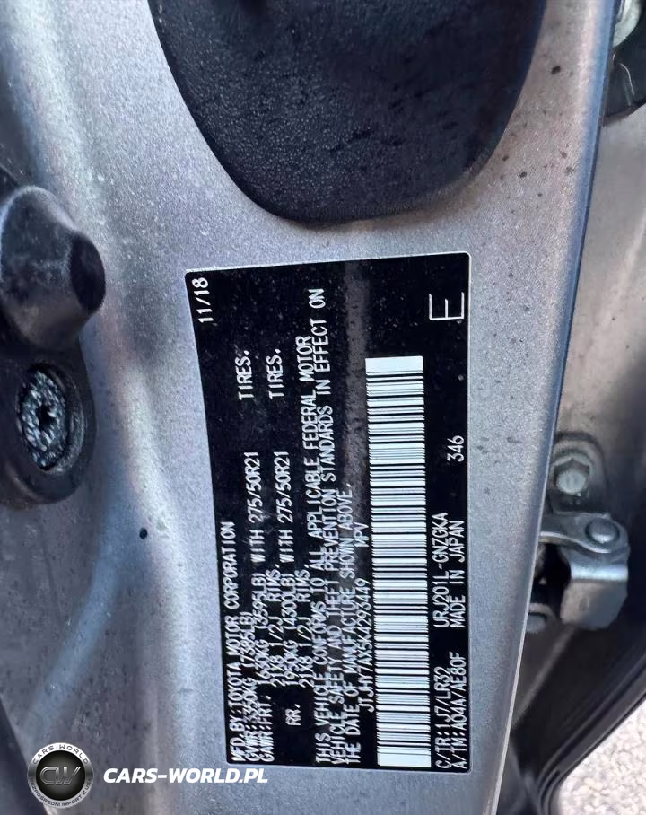 2019 Lexus Lx 570 VIN:JTJHY7AX5K4293449 - 14