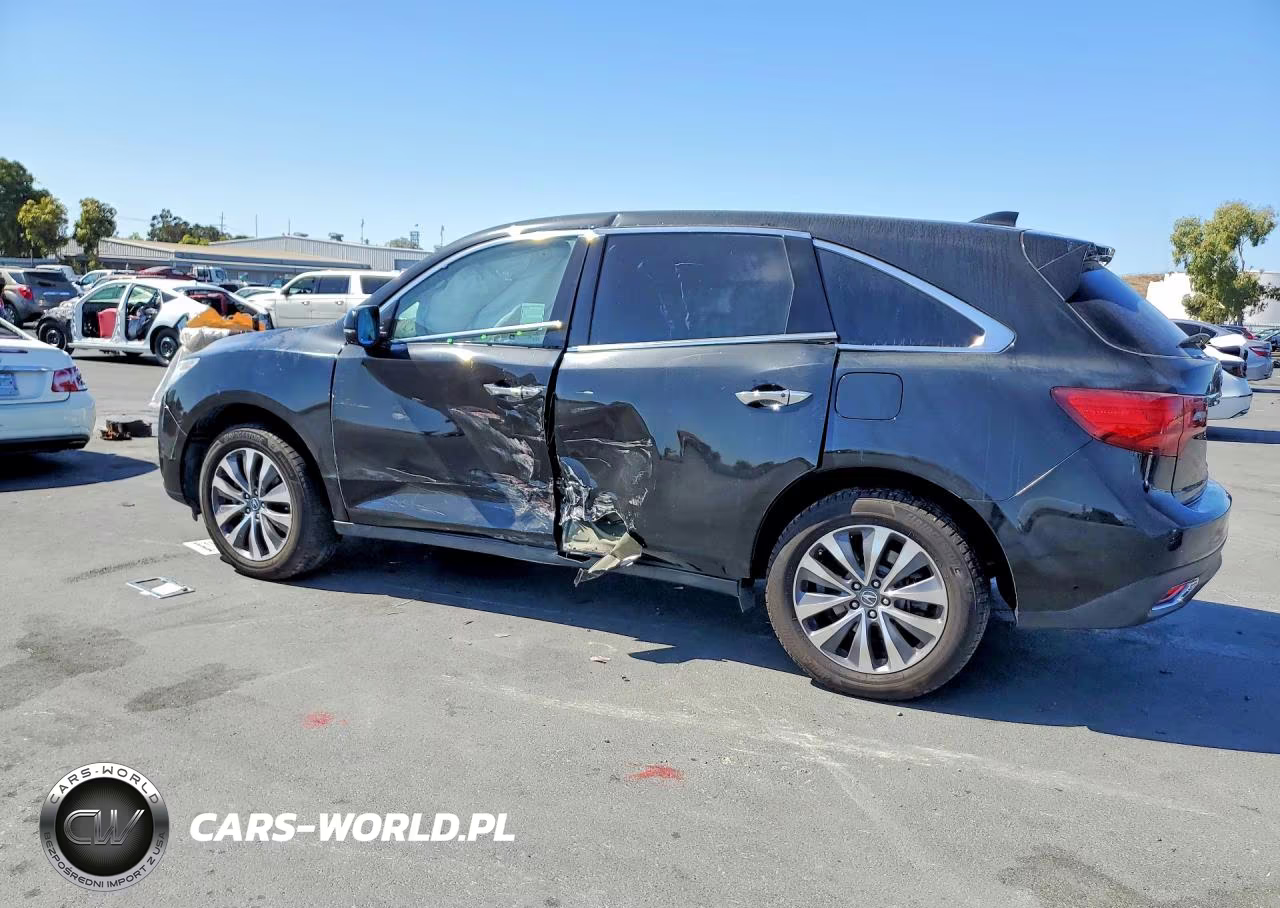 2015 Acura Mdx Technology VIN:5FRYD3H49FB009174 - 2