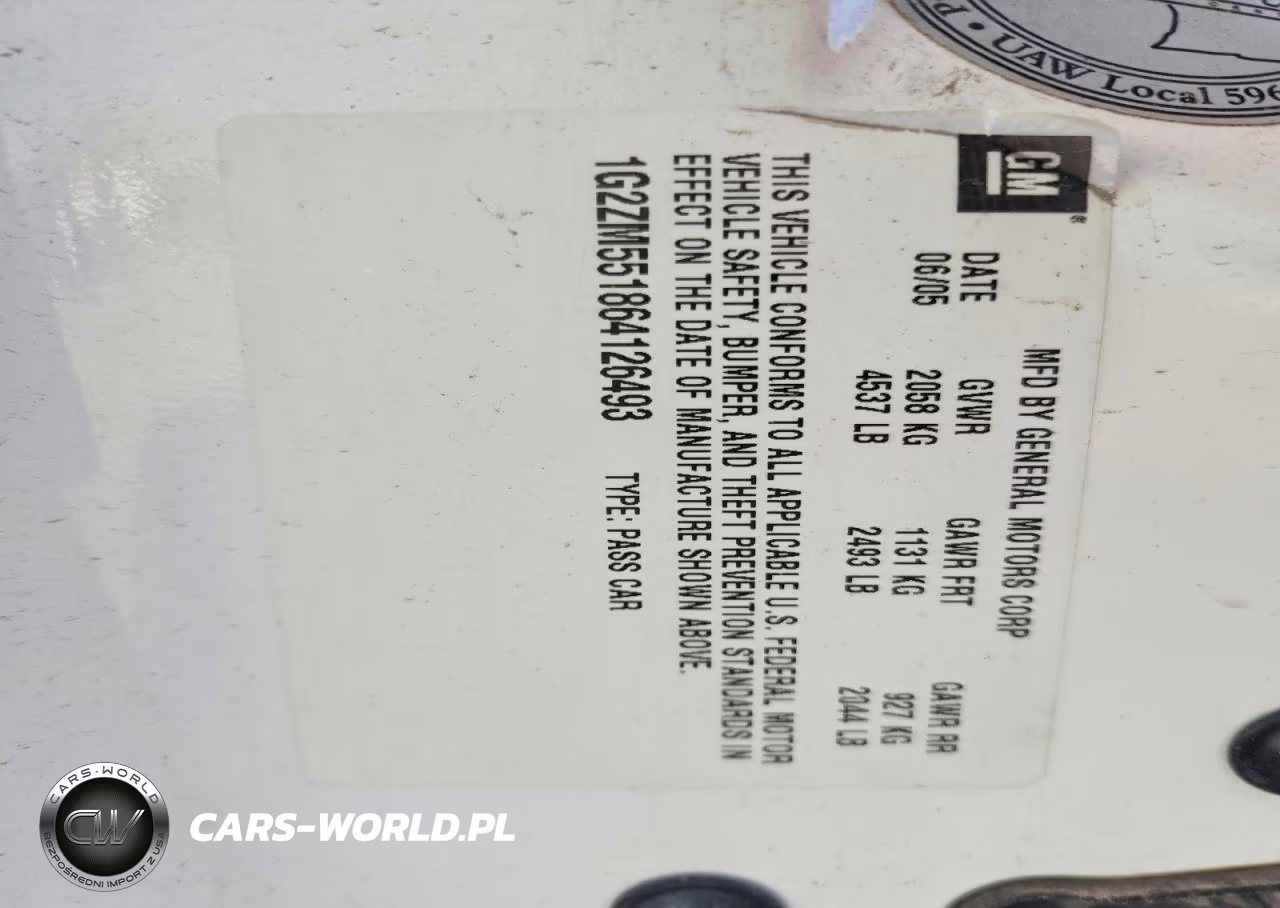 2006 Pontiac G6 Gtp VIN:1G2ZM551864126493 - 12