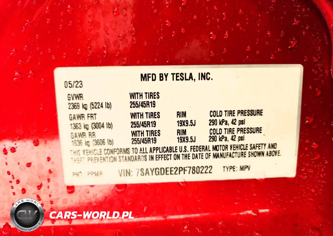 2023 Tesla Model Y VIN:7SAYGDEE2PF780222 - 12