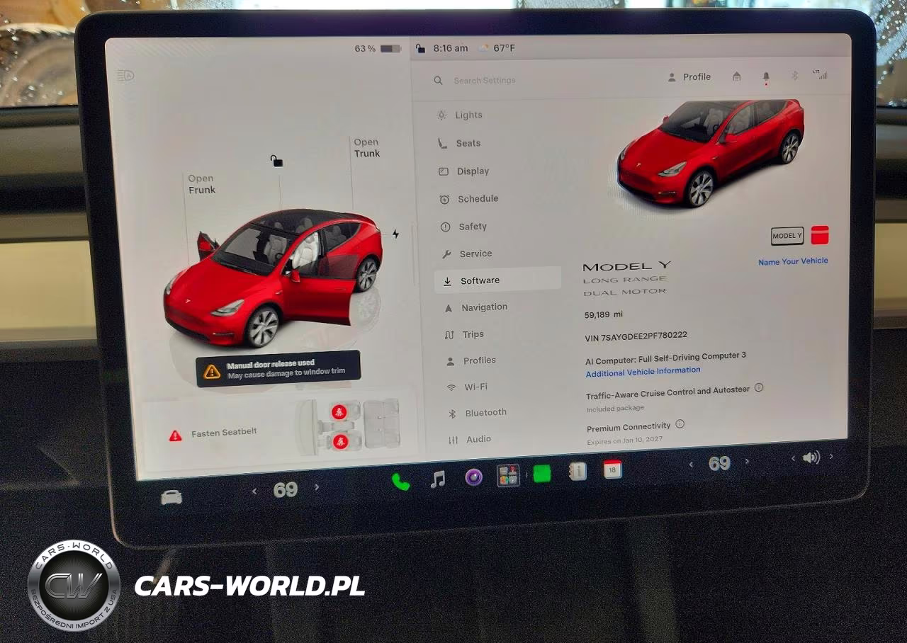 2023 Tesla Model Y VIN:7SAYGDEE2PF780222 - 9
