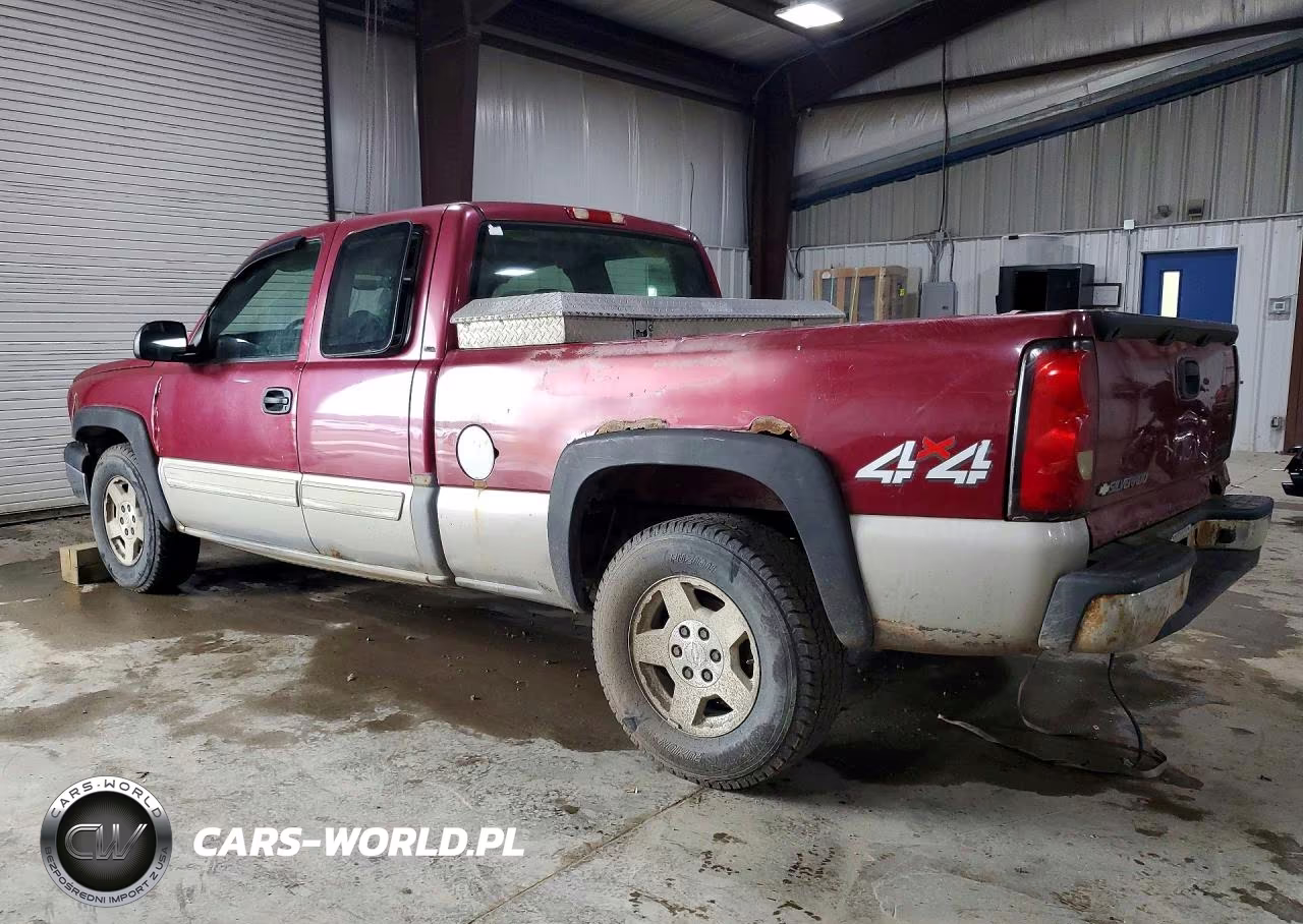 2005 Chevrolet Silverado K1500 VIN:1GCEK19B75Z288211 - 2