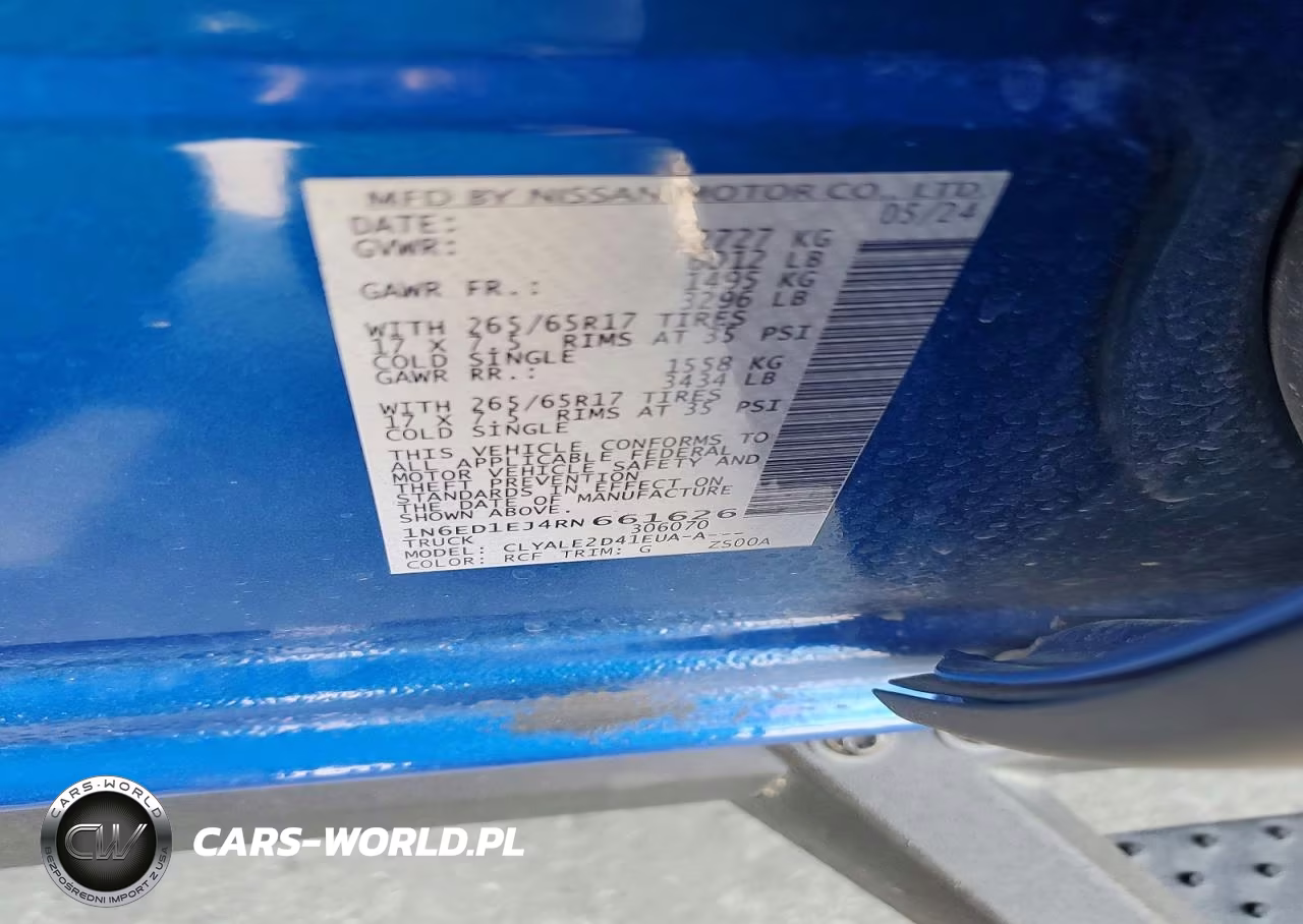 2024 Nissan Frontier Sl VIN:1N6ED1EJ4RN661626 - 12