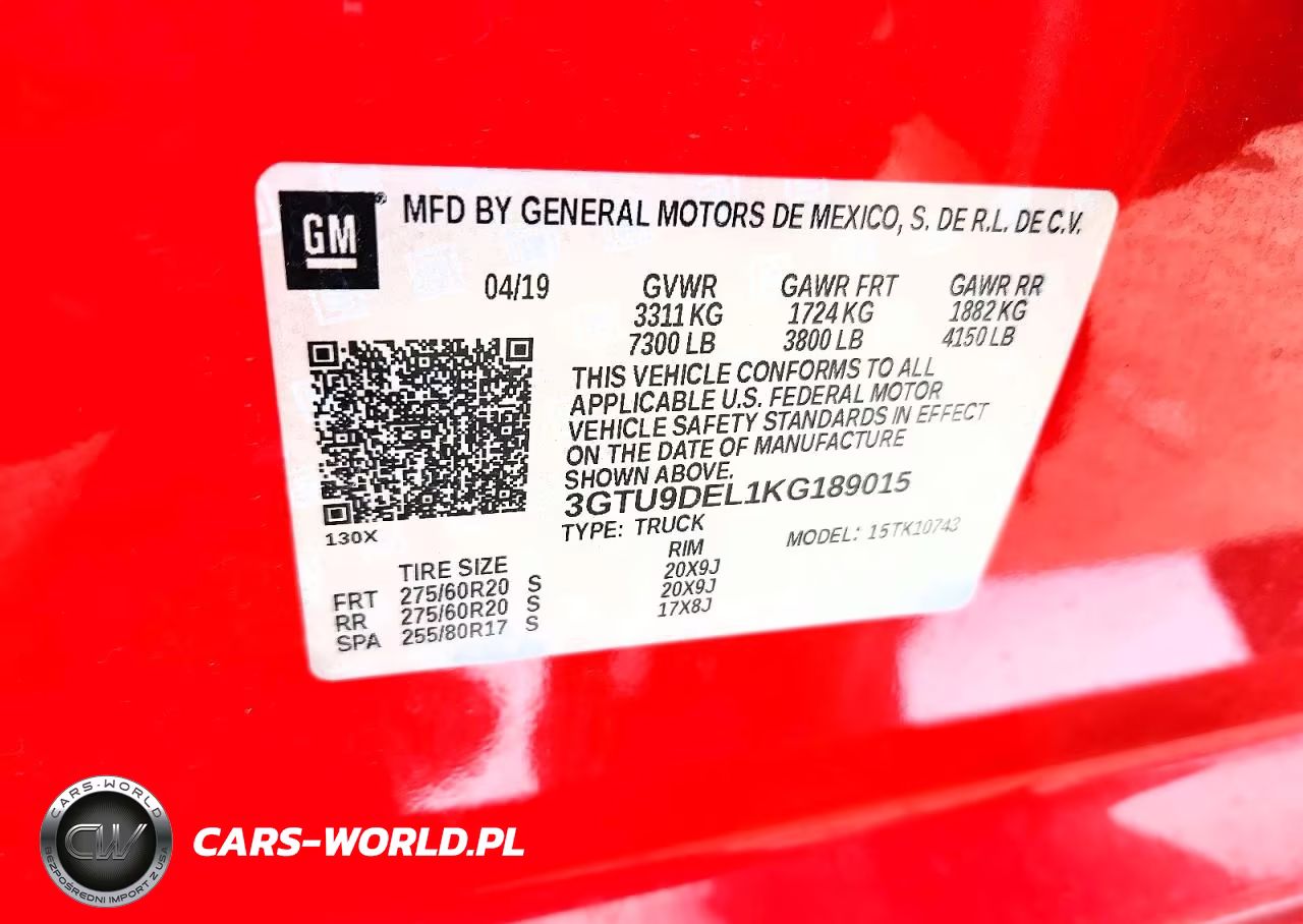 2019 GMC Sierra K1500 Slt VIN:3GTU9DEL1KG189015 - 13