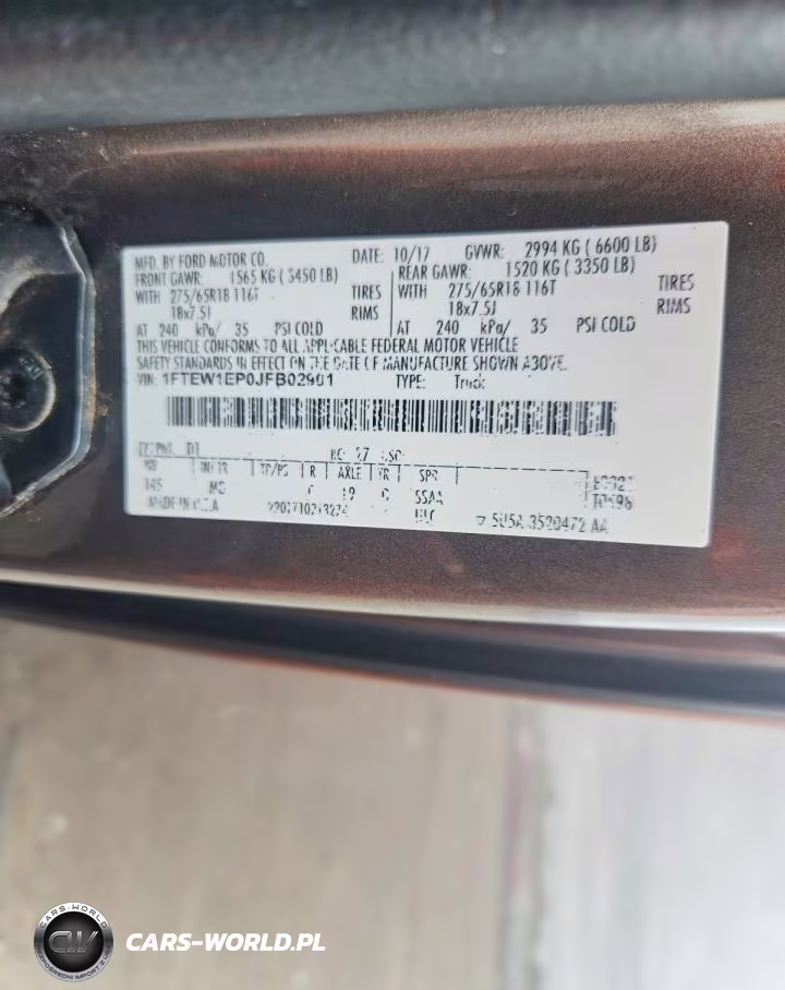 2018 Ford F150 Supercrew VIN:1FTEW1EP0JFB02901 - 12