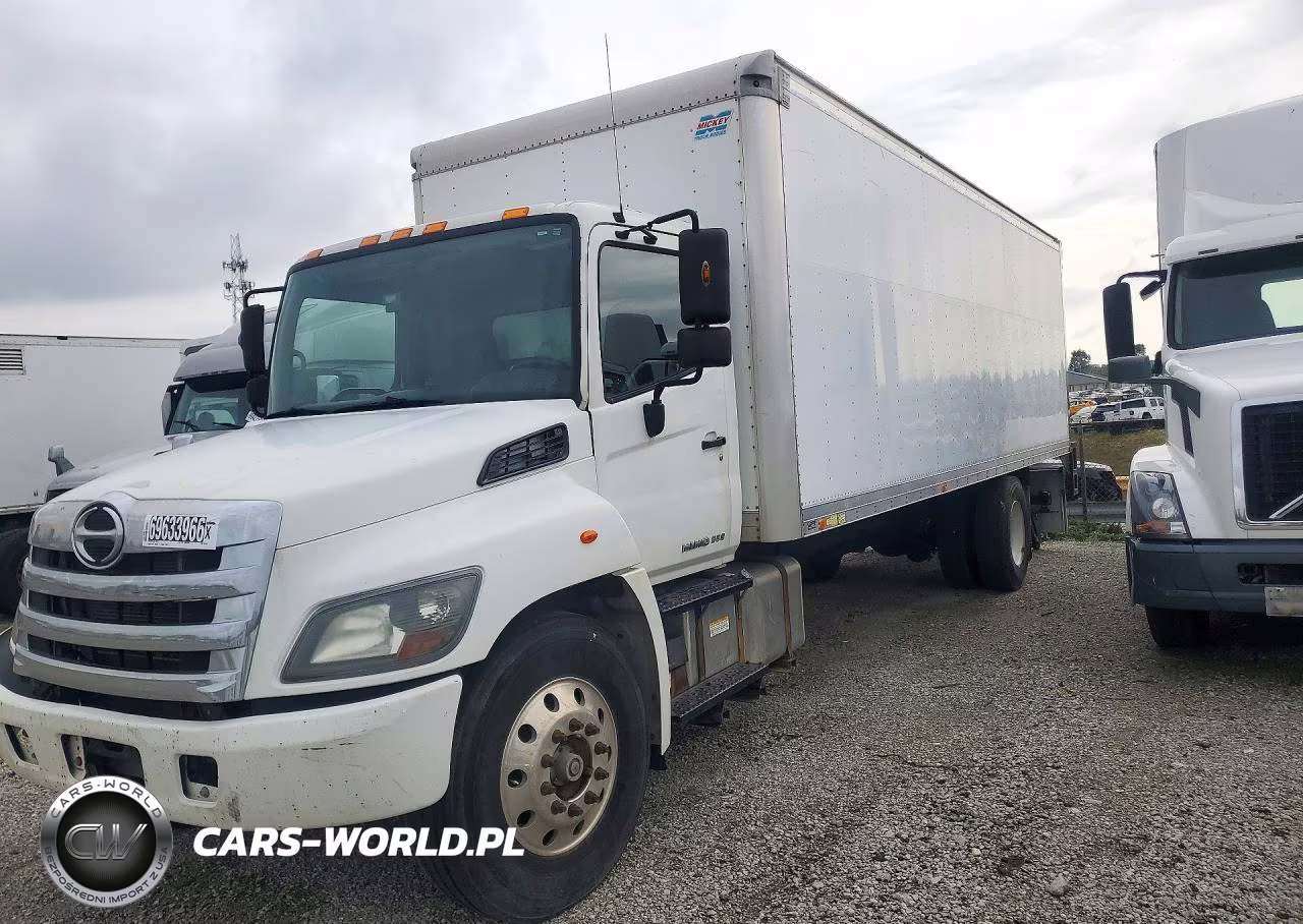 2016 Hino 258-268 Box Truck VIN:5PVNJ8JV0G4S61028 - 1