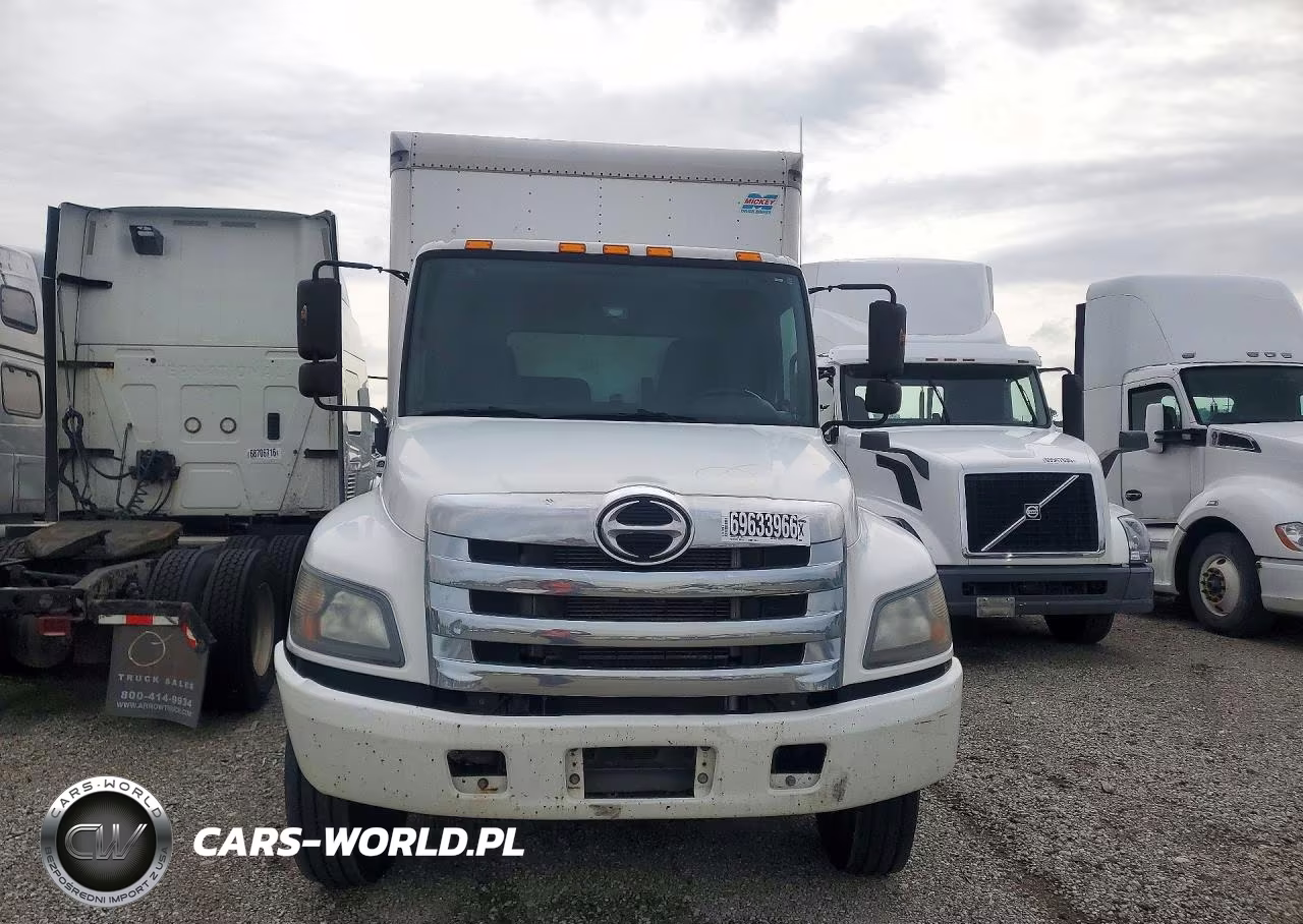 2016 Hino 258-268 Box Truck VIN:5PVNJ8JV0G4S61028 - 5