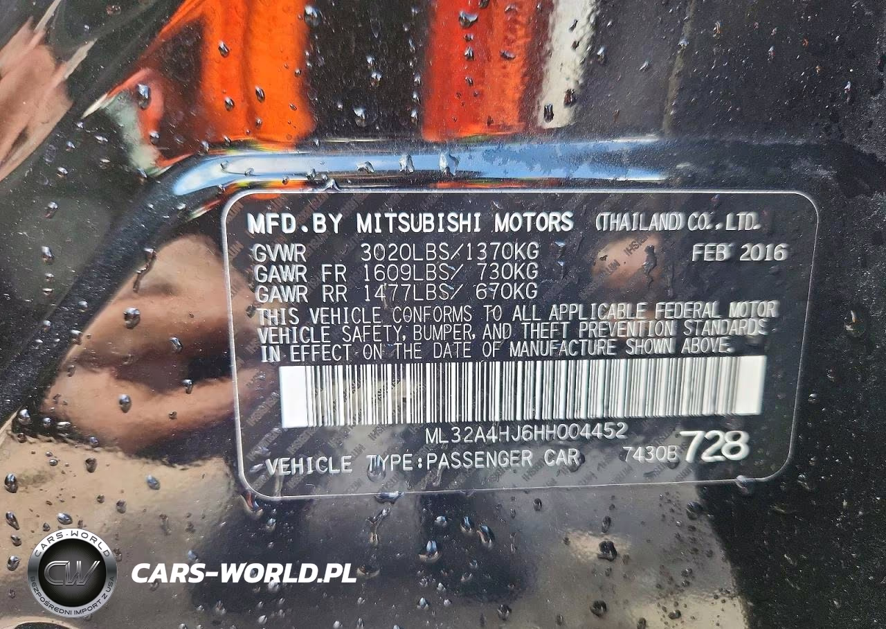 2017 Mitsubishi Mirage Se VIN:ML32A4HJ6HH004452 - 12