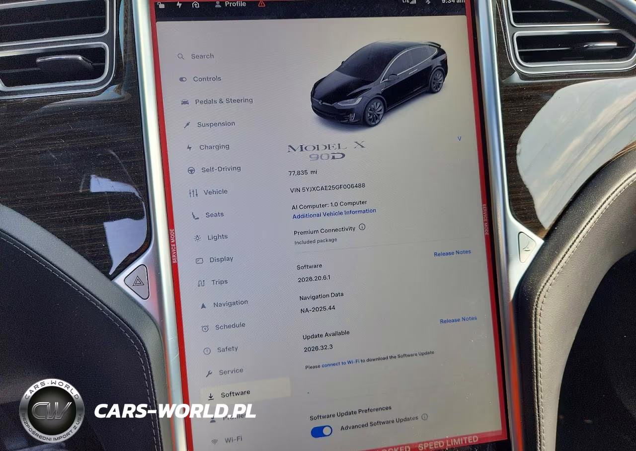 2016 Tesla Model X VIN:5YJXCAE25GF006488 - 9
