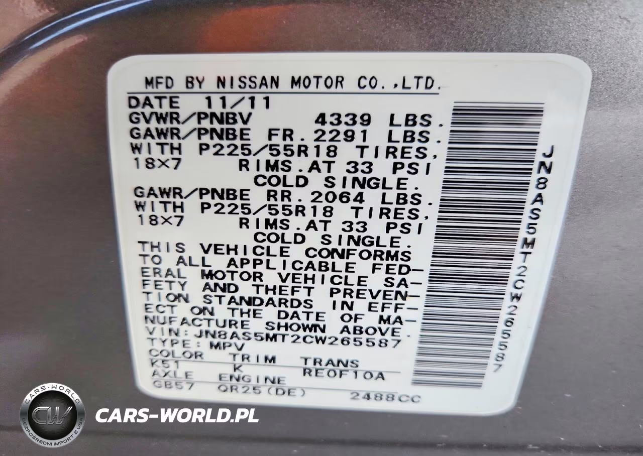 2012 Nissan Rogue S VIN:JN8AS5MT2CW265587 - 13