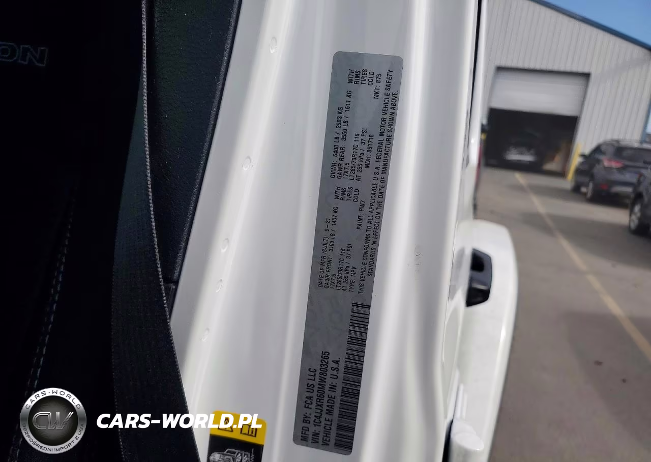 2021 Jeep Wrangler Unlimited Rubicon 4Xe VIN:1C4JJXR60MW803265 - 13
