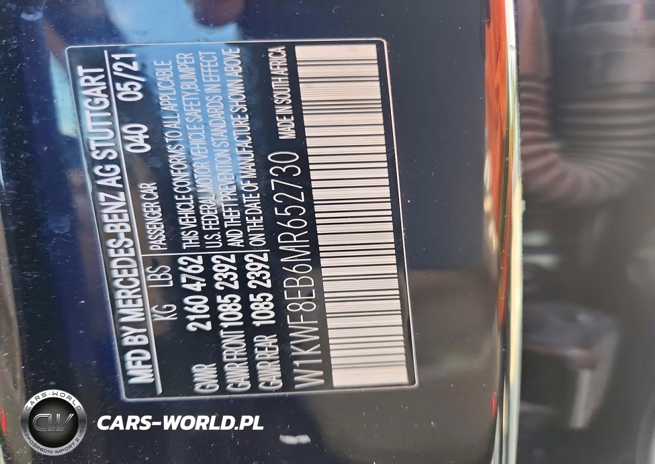 2021 Mercedes-Benz C 300 4Matic VIN:W1KWF8EB6MR652730 - 12