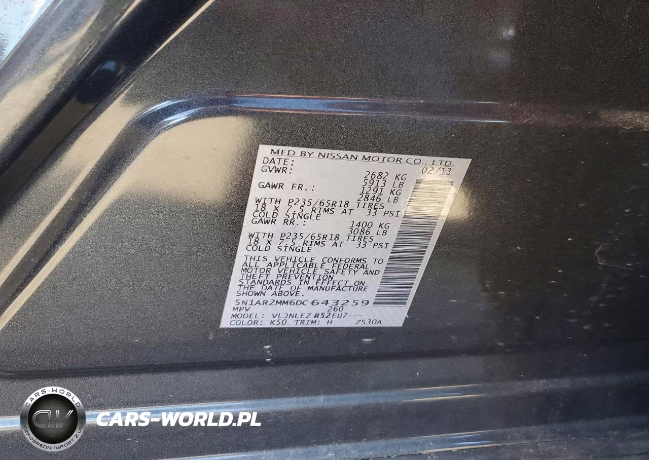 2013 Nissan Pathfinder S VIN:5N1AR2MM6DC643259 - 13