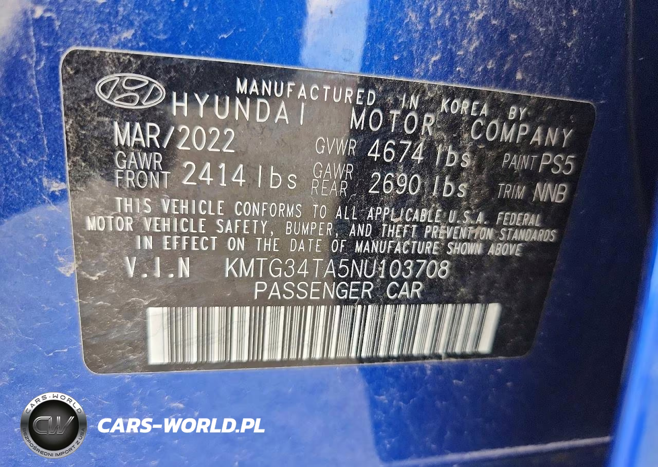 2022 Genesis G70 2.0T VIN:KMTG34TA5NU103708 - 12