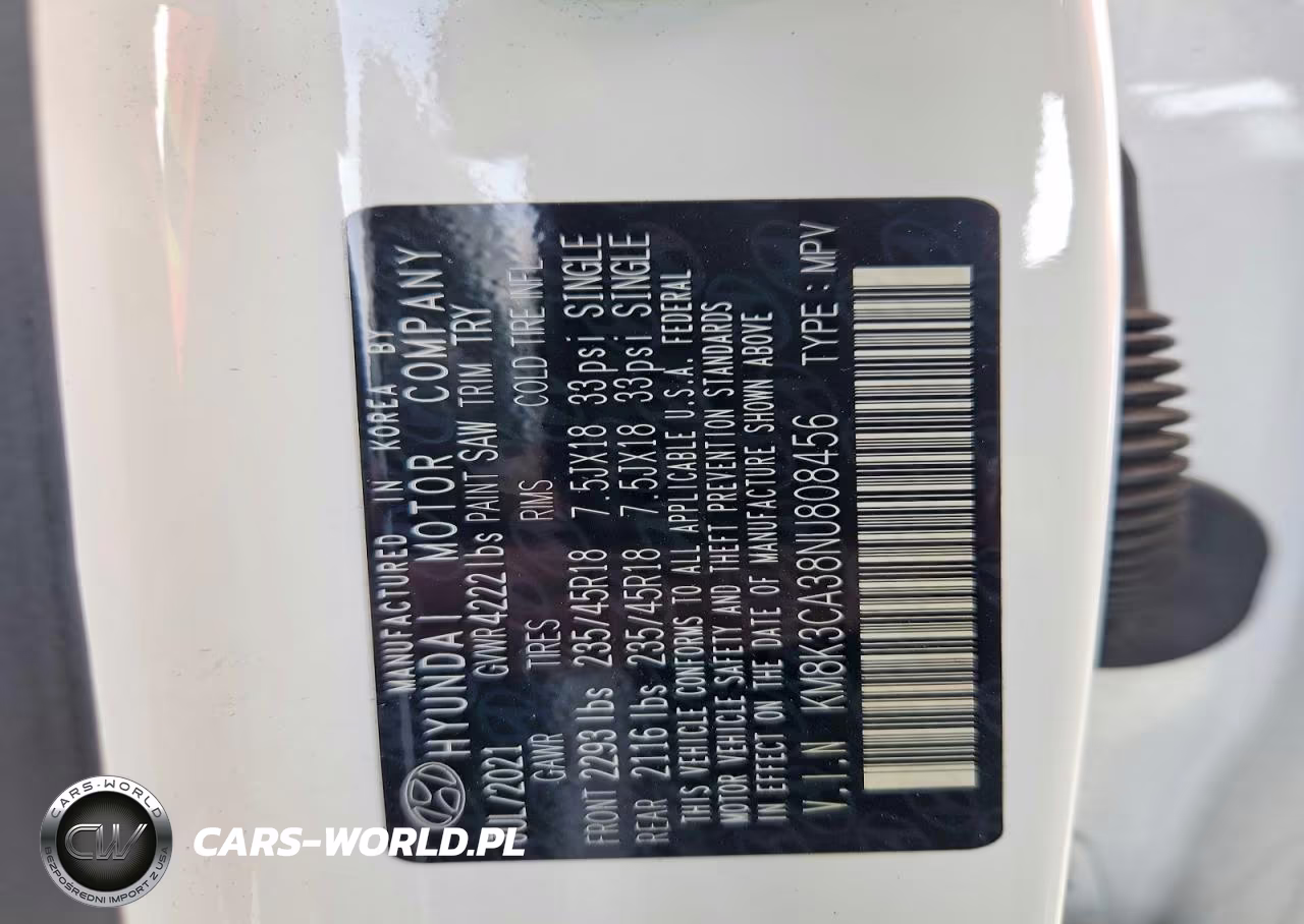 2022 Hyundai Kona N Line VIN:KM8K3CA38NU808456 - 14