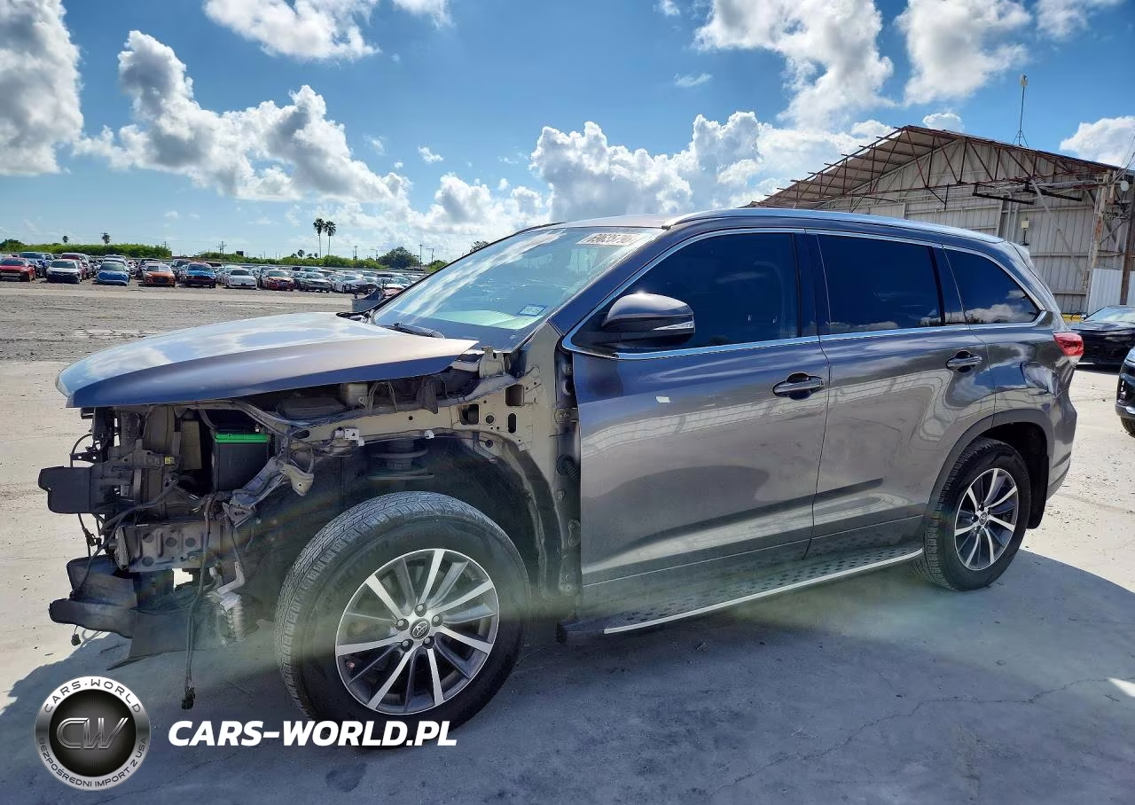 2017 Toyota Highlander Xle VIN:5TDKZRFH2HS518801 - 1