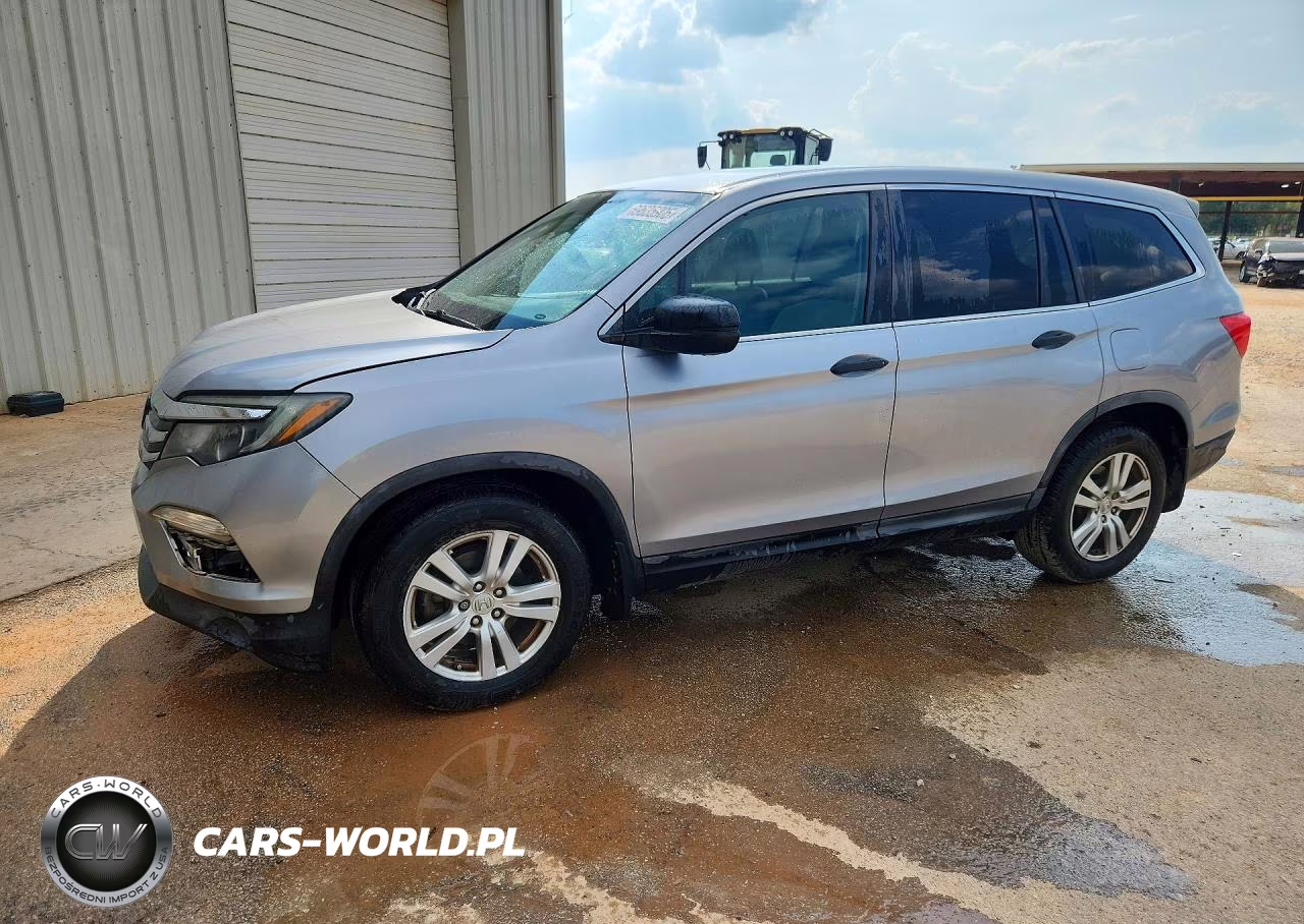 2016 Honda Pilot Lx VIN:5FNYF5H17GB026134 - 1