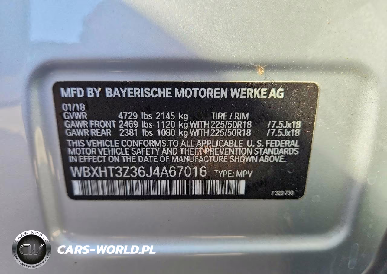 2018 BMW X1 xDrive28I VIN:WBXHT3Z36J4A67016 - 14