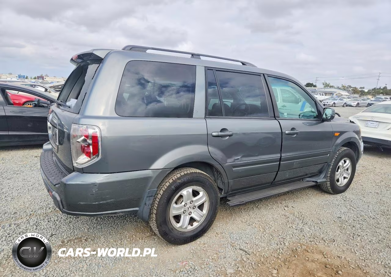 2008 Honda Pilot Vp VIN:5FNYF28248B008425 - 3