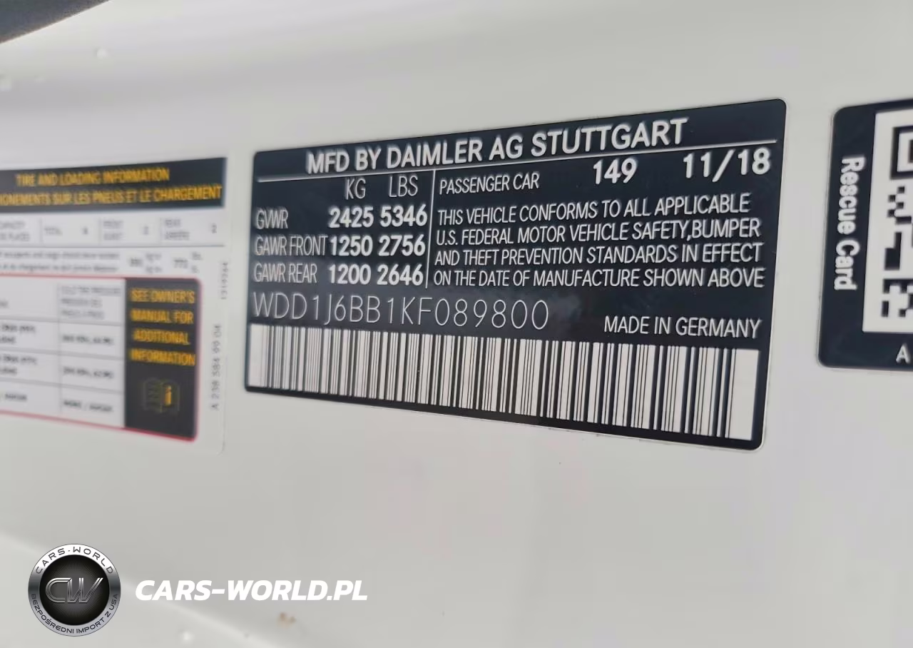 2019 Mercedes-Benz E Amg 53 VIN:WDD1J6BB1KF089800 - 12