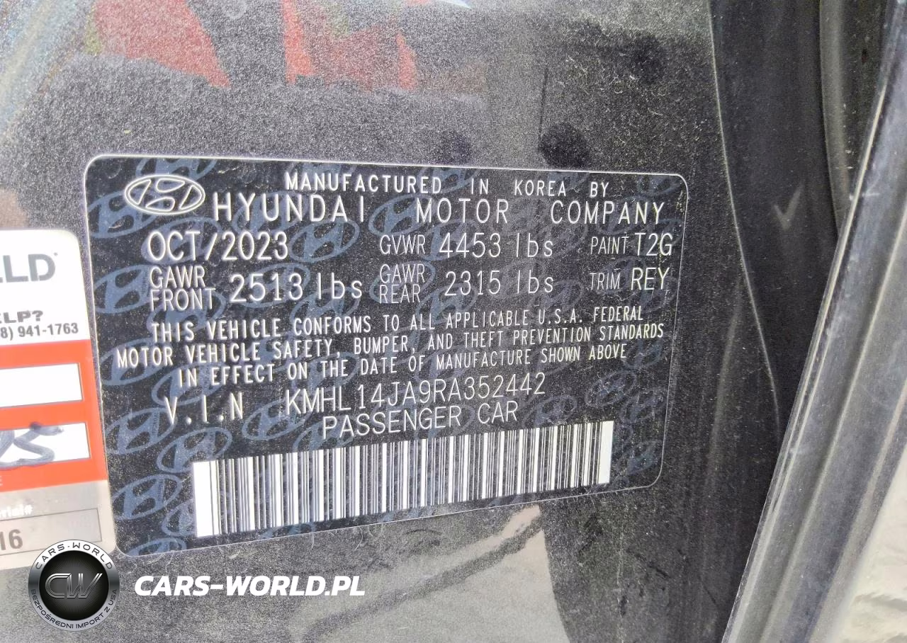 2024 Hyundai Sonata Sel VIN:KMHL14JA9RA352442 - 12