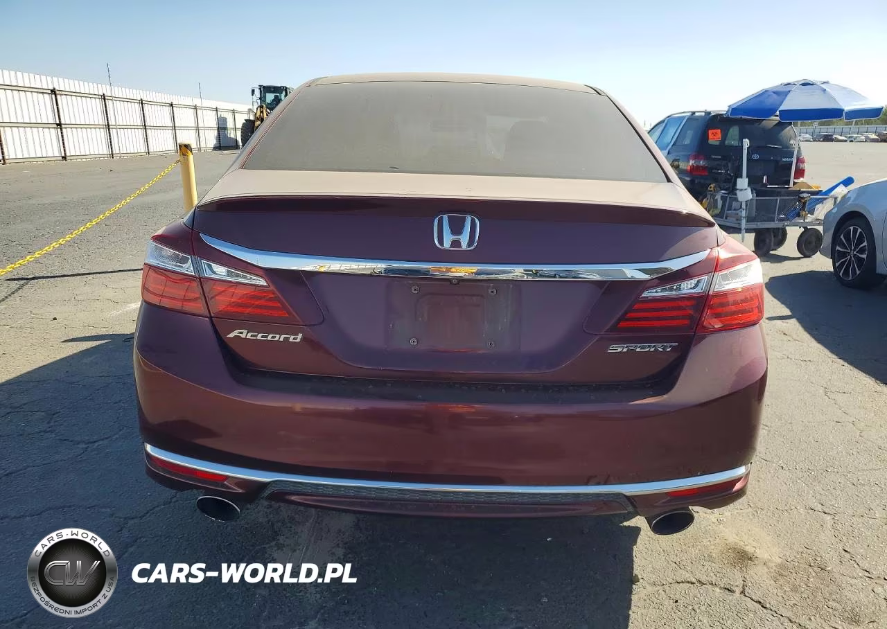 2016 Honda Accord Sport VIN:1HGCR2F59GA227078 - 6