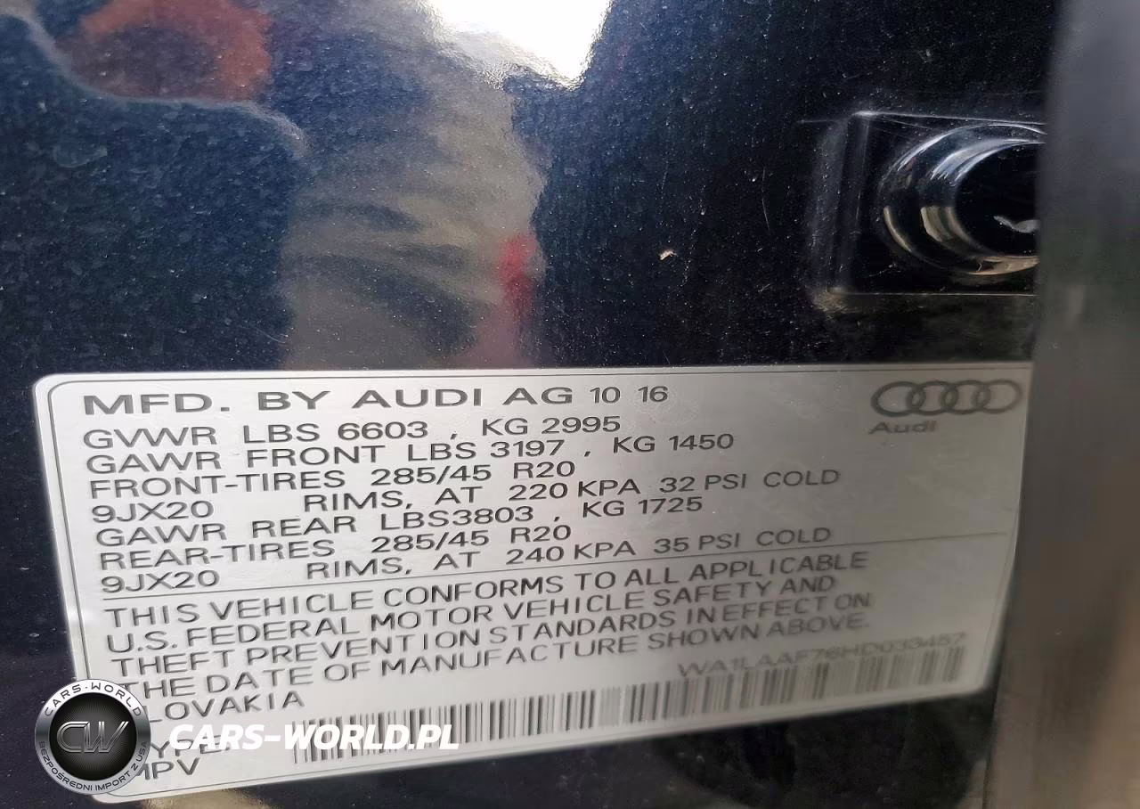 2017 Audi Q7 Premium Plus VIN:WA1LAAF76HD033457 - 13