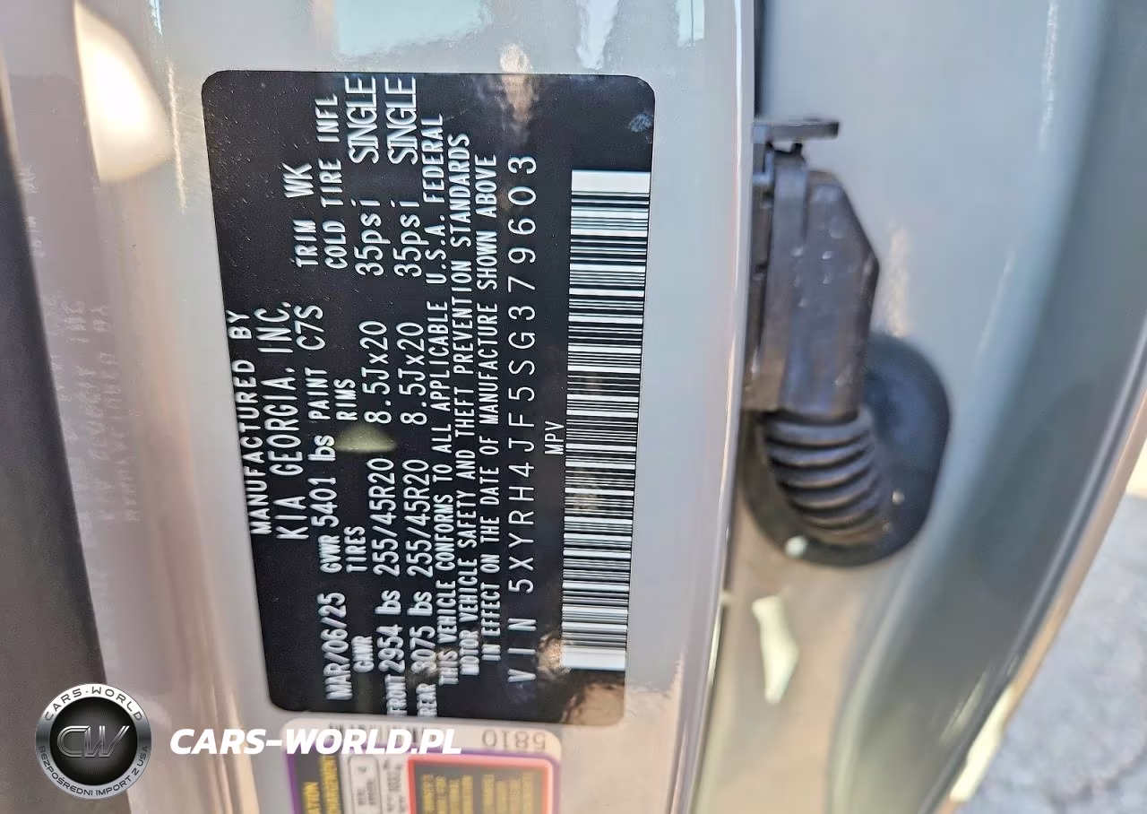 2025 Kia Sorento Ex VIN:5XYRH4JF5SG379603 - 14
