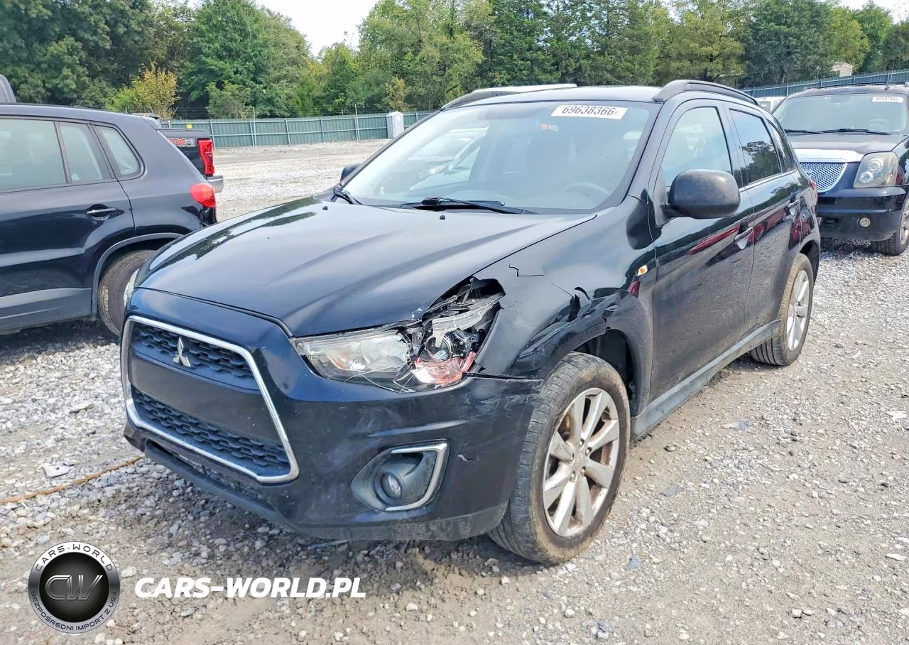 2013 Mitsubishi Outlander Sport Se VIN:4A4AP4AU9DE021911 - 1