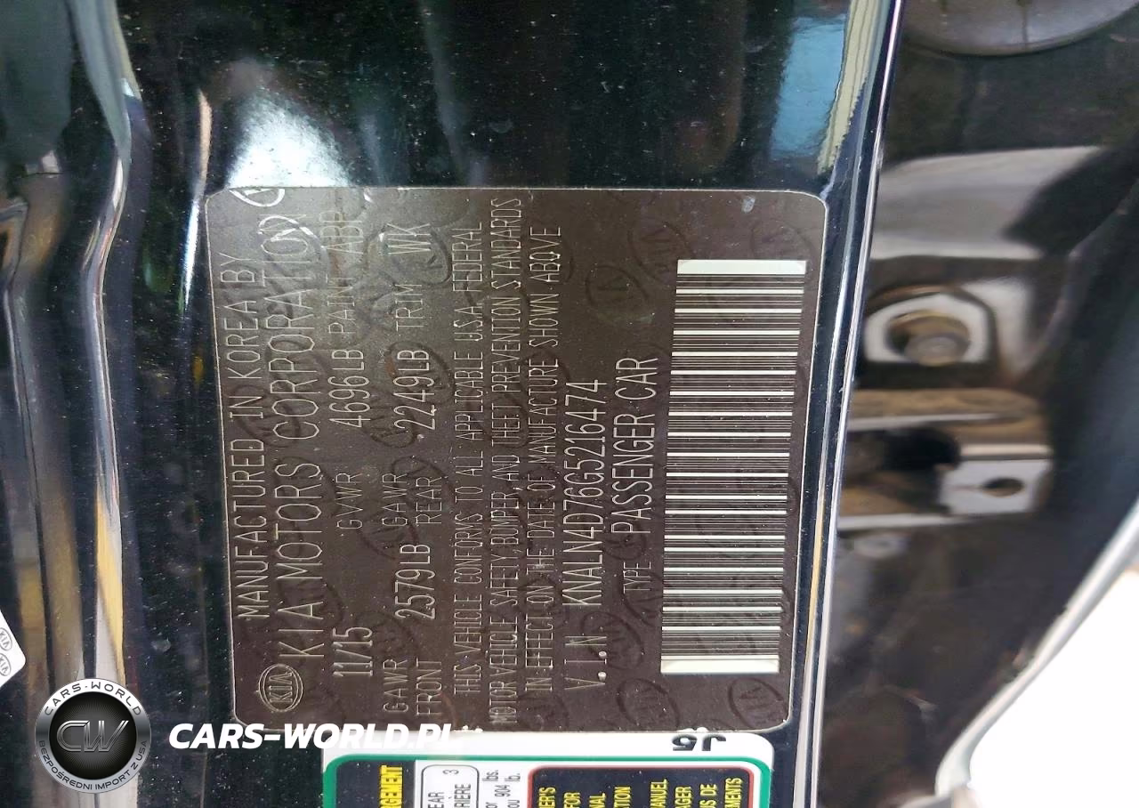 2016 Kia Cadenza Luxury VIN:KNALN4D76G5216474 - 12