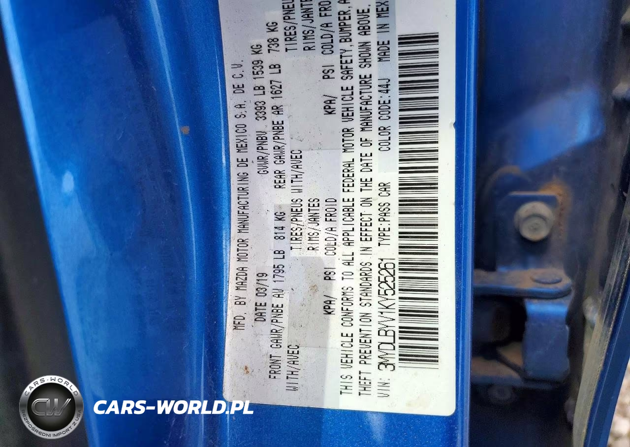 2019 Toyota Yaris Xle VIN:3MYDLBYV1KY525261 - 13