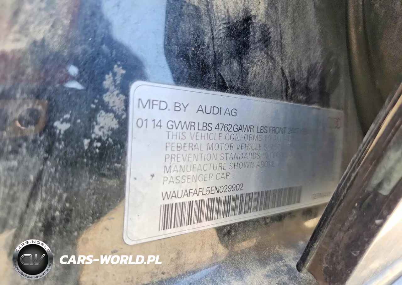 2014 Audi A4 Premium VIN:WAUAFAFL5EN029902 - 12