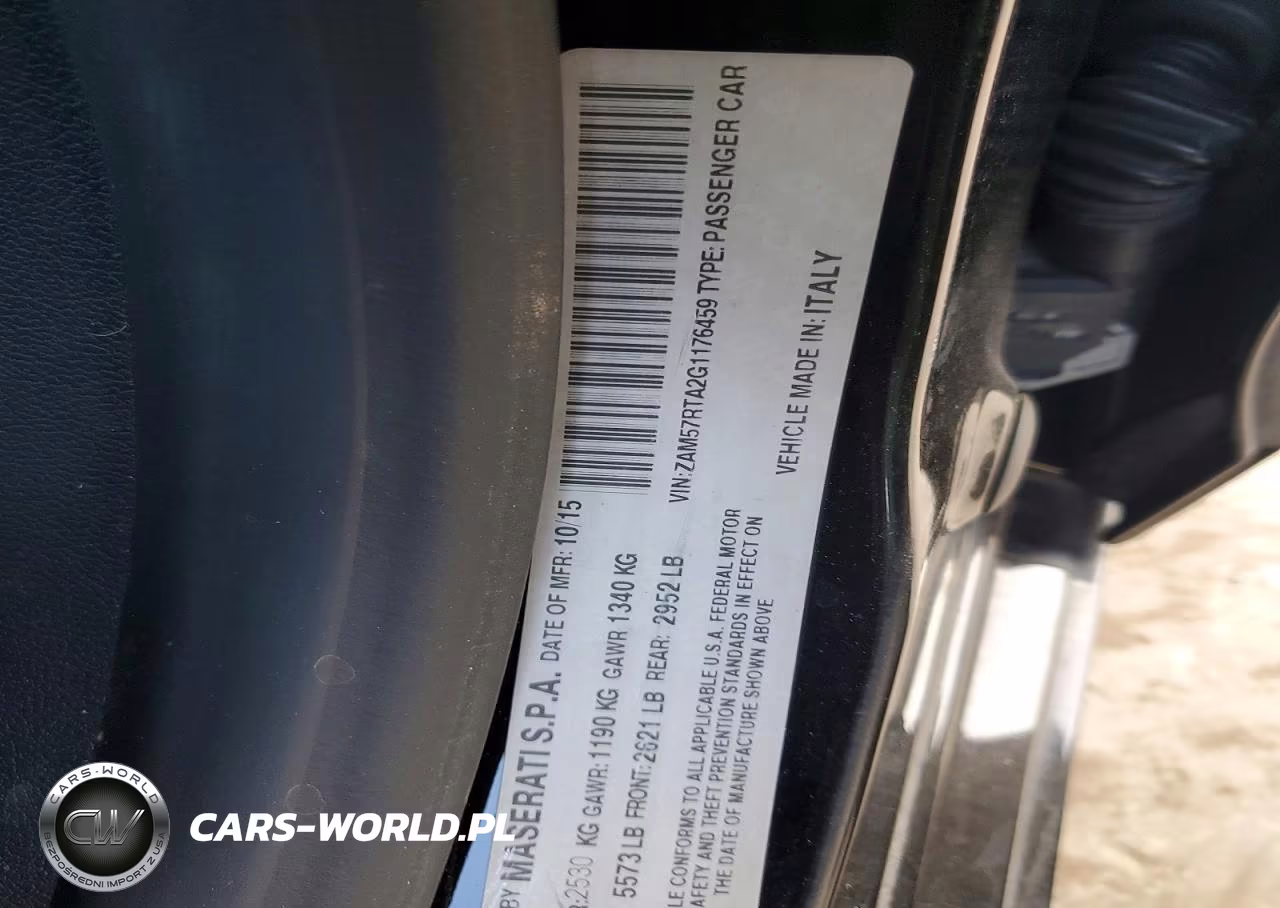 2016 Maserati Ghibli S VIN:ZAM57RTA2G1176459 - 12