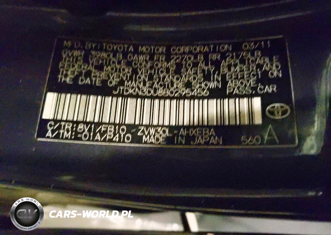 2011 Toyota Prius Three VIN:JTDKN3DU8B0295456 - 12