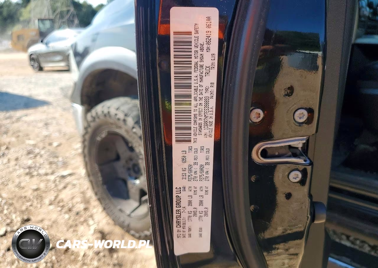 2014 Ram 1500 Laramie VIN:1C6RR7NM7ES398893 - 12