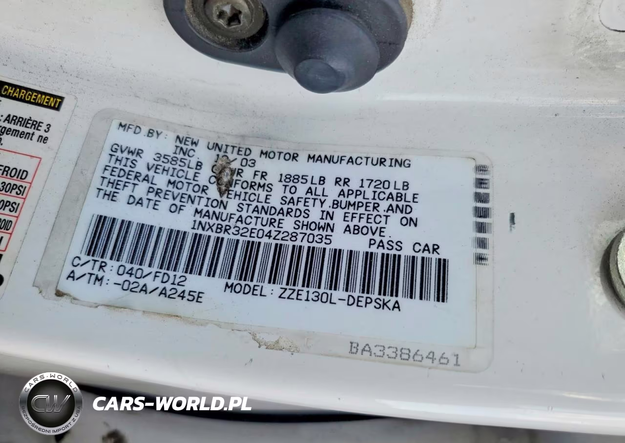 2004 Toyota Corolla S VIN:1NXBR32E04Z287035 - 12