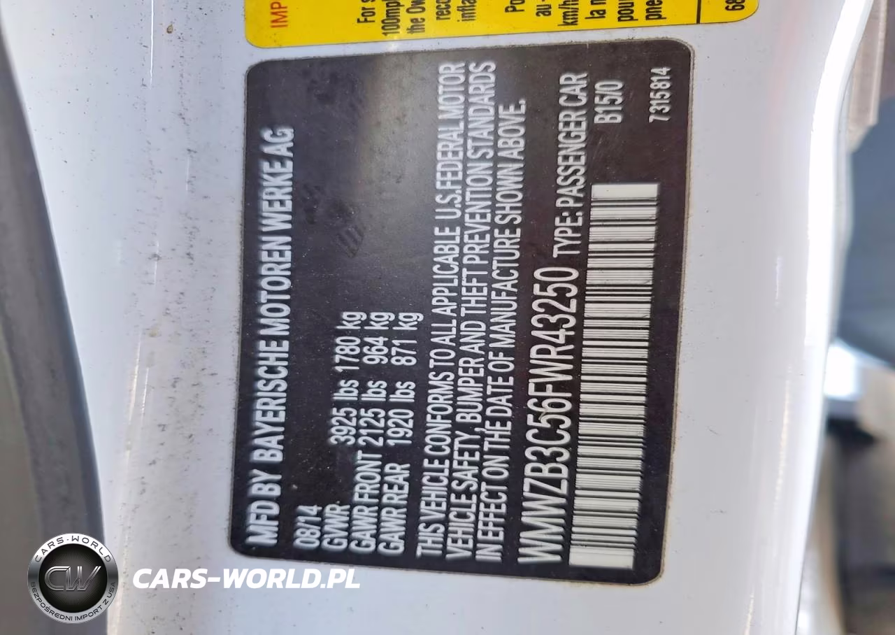 2015 Mini Cooper Countryman VIN:WMWZB3C56FWR43250 - 12