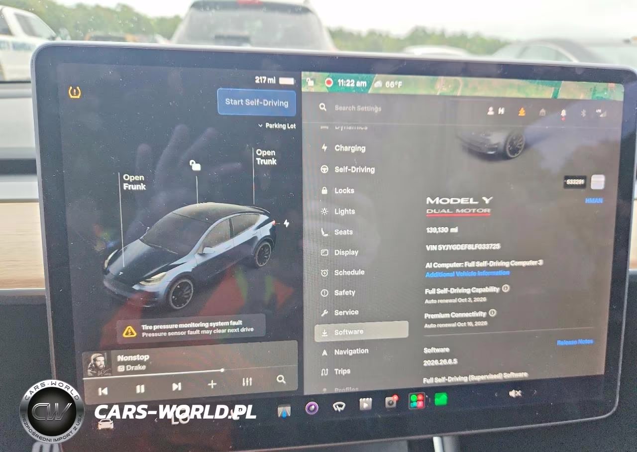 2020 Tesla Model Y VIN:5YJYGDEF8LF033725 - 9
