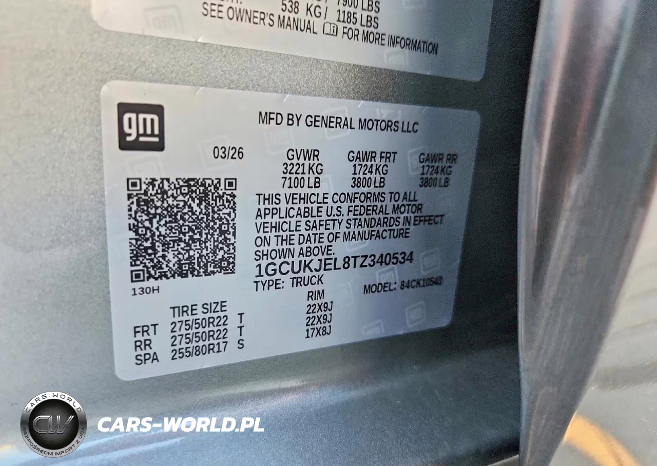 2026 Chevrolet Silverado K1500 High Country VIN:1GCUKJEL8TZ340534 - 12