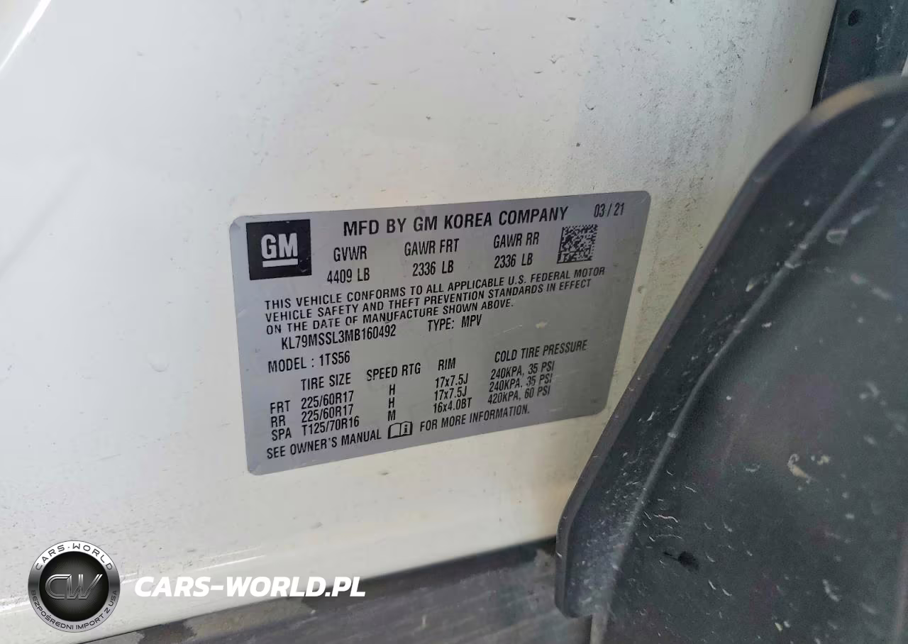 2021 Chevrolet Trailblazer Activ VIN:KL79MSSL3MB160492 - 12