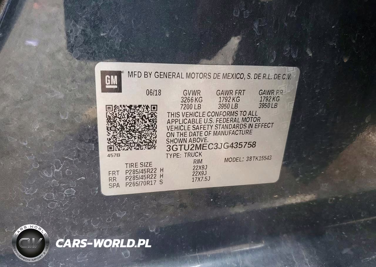 2018 GMC Sierra K1500 Sle VIN:3GTU2MEC3JG435758 - 12