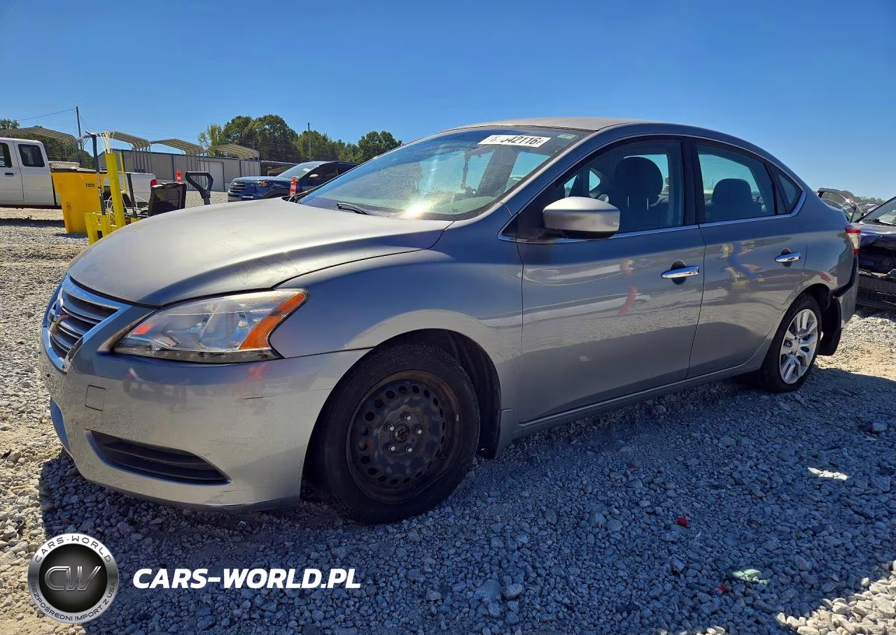 2014 Nissan Sentra Sv VIN:3N1AB7APXEY242877 - 1