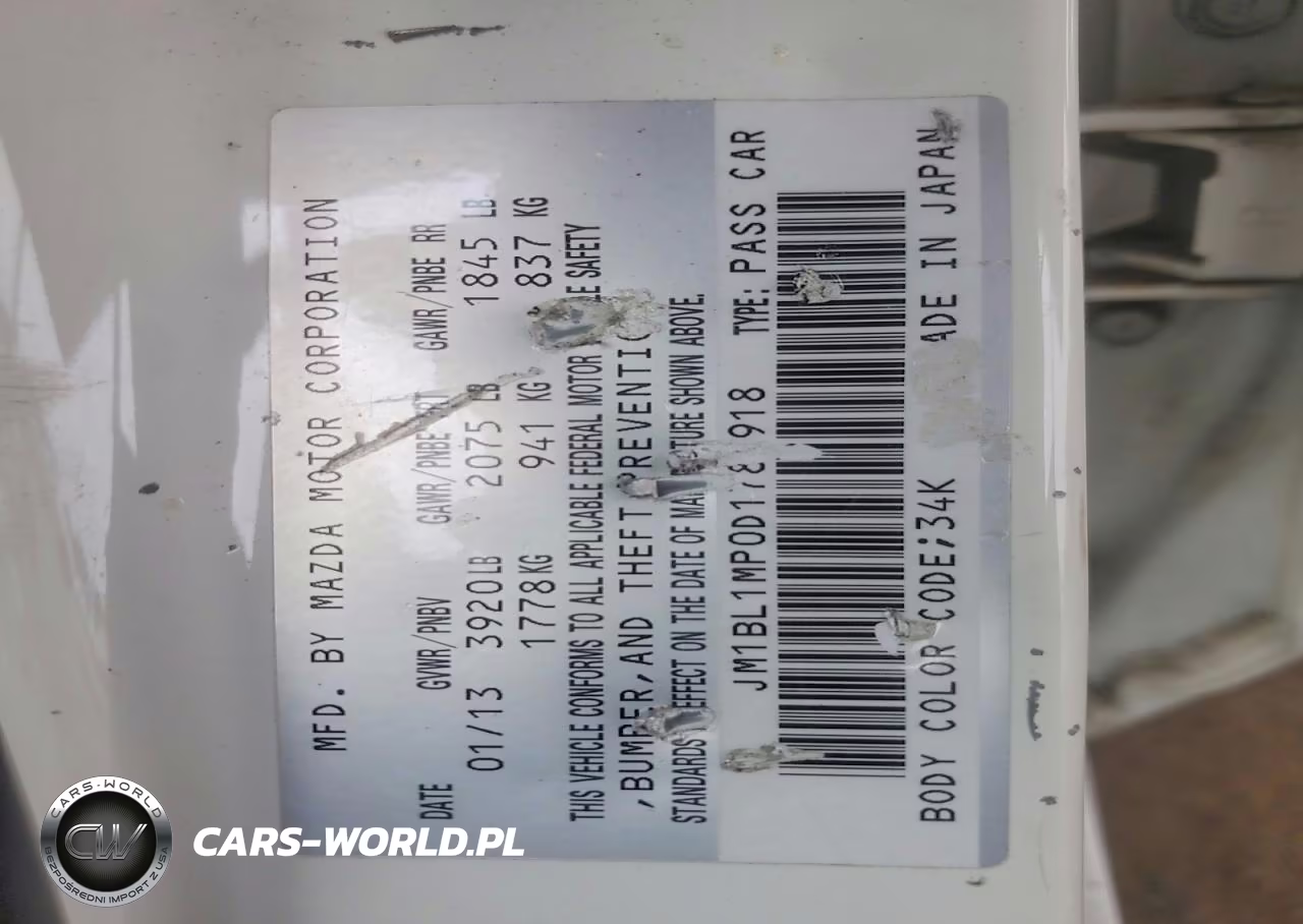 2013 Mazda 3 I VIN:JM1BL1MP0D1780918 - 12