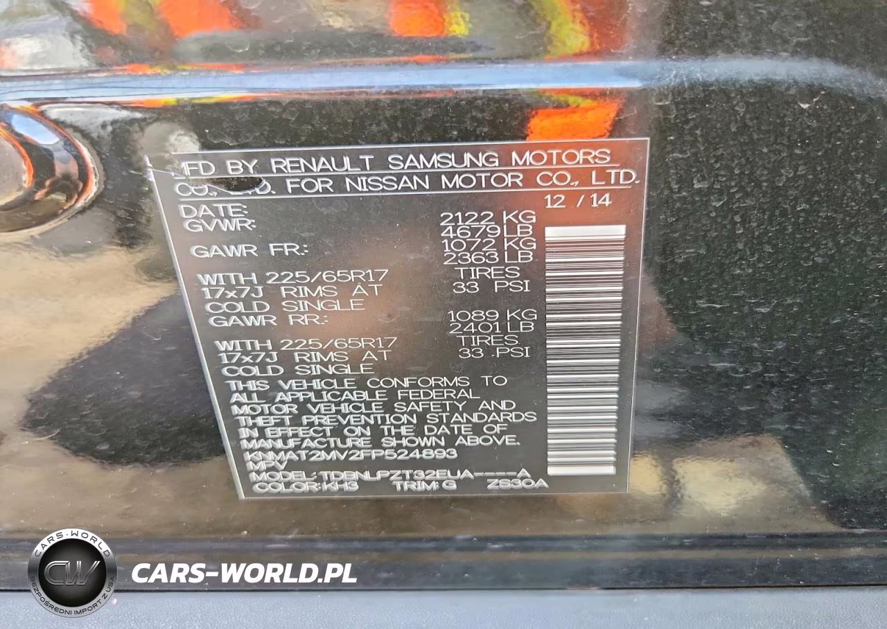2015 Nissan Rogue S VIN:KNMAT2MV2FP524893 - 13