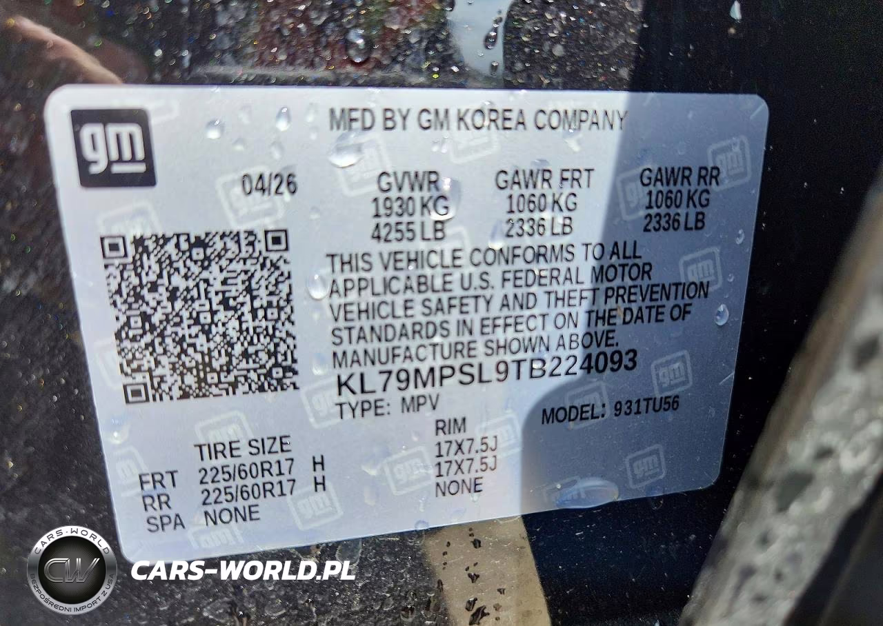 2026 Chevrolet Trailblazer Lt VIN:KL79MPSL9TB224093 - 13