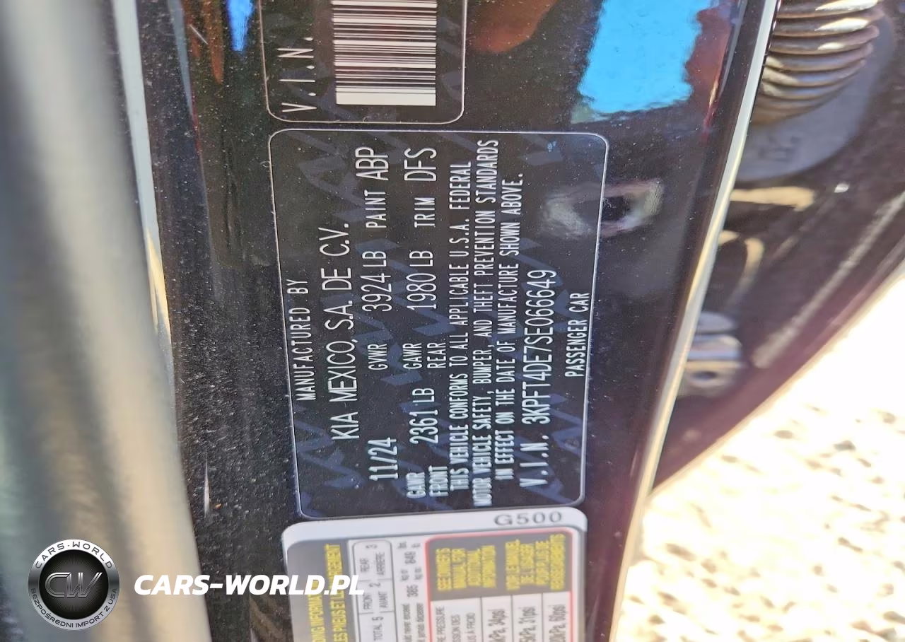 2025 Kia K4 Lxs VIN:3KPFT4DE7SE066649 - 12